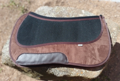Grandeur Physio-Westernpad Sonderfarbe braun für 72 Rückenlänge
